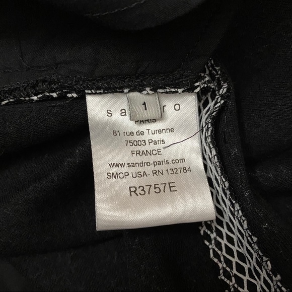 Sandro Zip Front Mini Dress - Picture 9 of 9